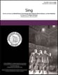 Sing SATB choral sheet music cover